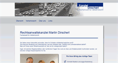 Desktop Screenshot of kanzlei-dirscherl.de
